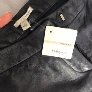 Halogen leather trousers